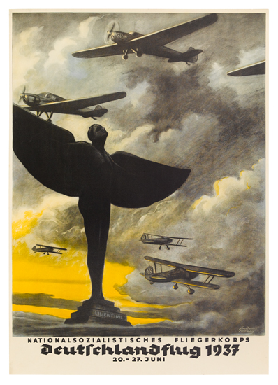 Deutschlandflug  1937 Nationalsozialistisches Fliegerkorps 20-27.Juni