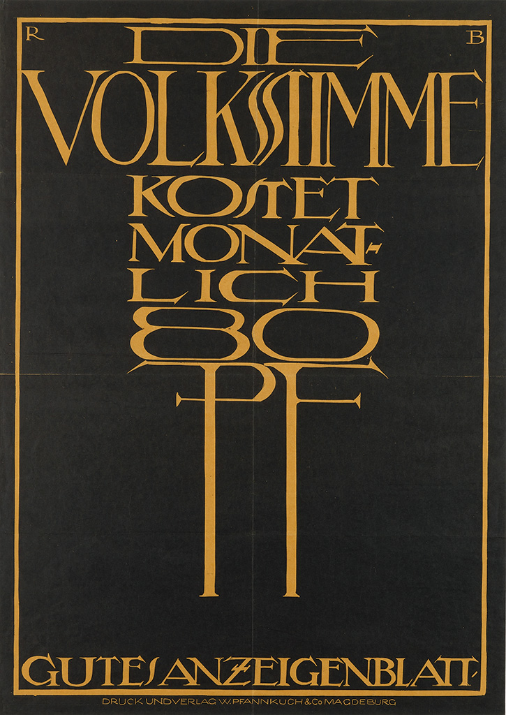 Die Volksstimme,Kosret, Monat, Lich, 80, PF, Guresanzeigenblatt, Druck Undverlag W.Pfannkuch & Co Macdeburg