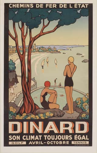 Chemins De Fer De L Etat, Dinard, Son Climat Toujours Egal, Golf Avril October, Tennis