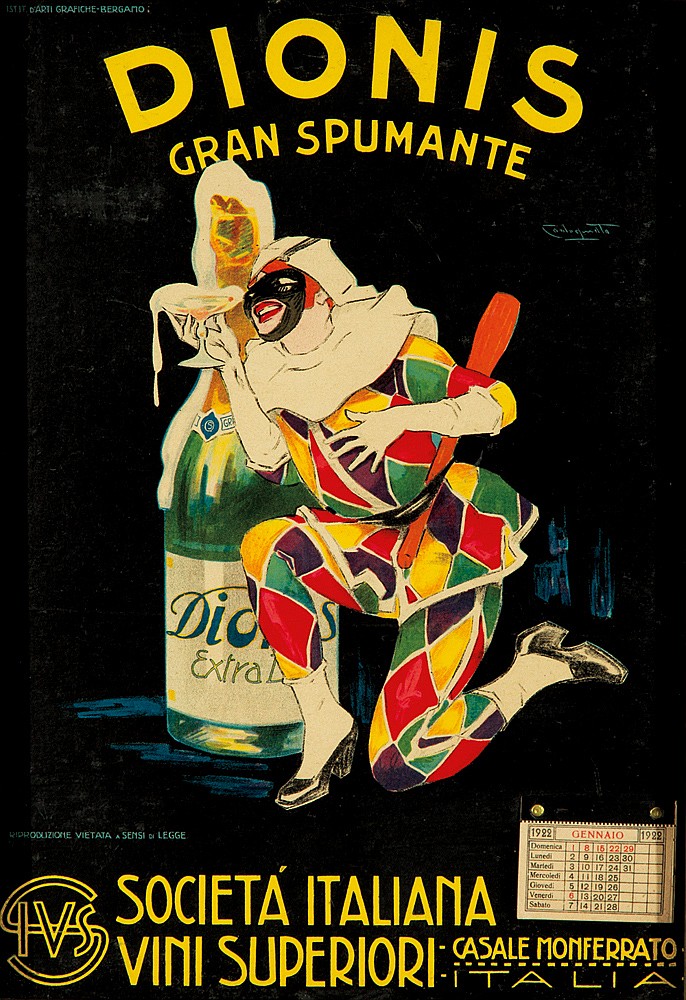 Dionis, Gran Spumante, Societa Italina, Vini Superiori-Casale Monferarato, Italia. IVS