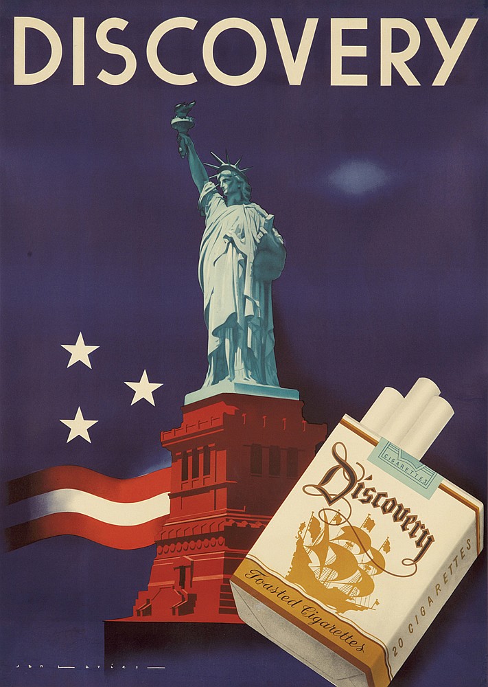 Discovery, Cigarettes, Discoueril, Foasted Cigarettes, 20 Cigarettes