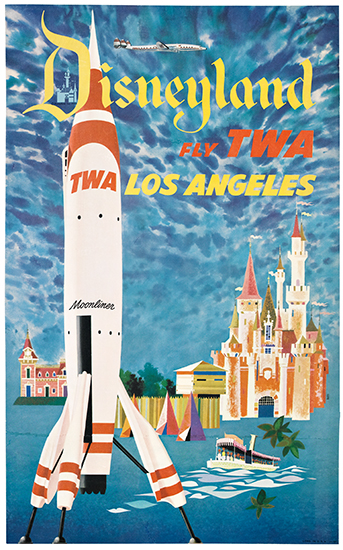 Disneyland, Fly Twa, Twa Los Angeles, Moonlirn