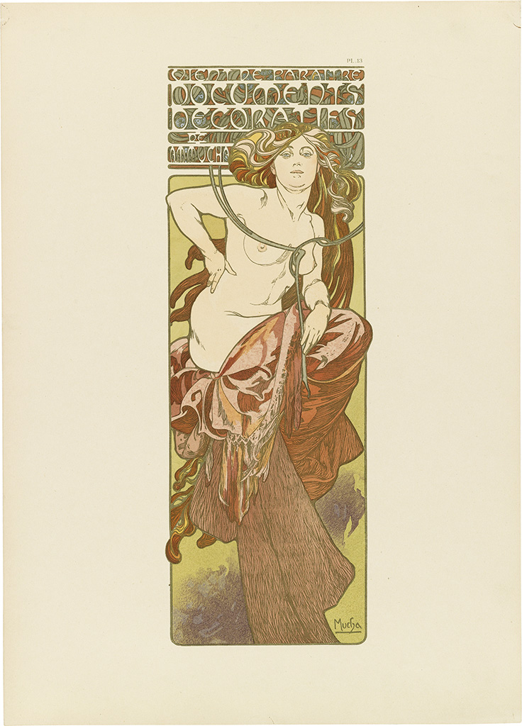 tent de paraitre, documents, decoraties de mucha