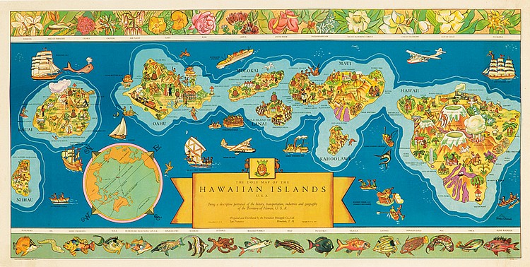 The Does maf of the, Hawaiian Islands