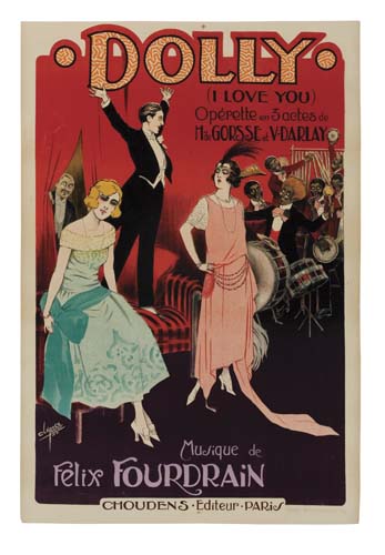 Dolly, (I Love You), Operette 3aetes De, M Gorsse V Drlay, Clerice, Musique De, Felix Fourdrain, Cmoudens Editeur Paris