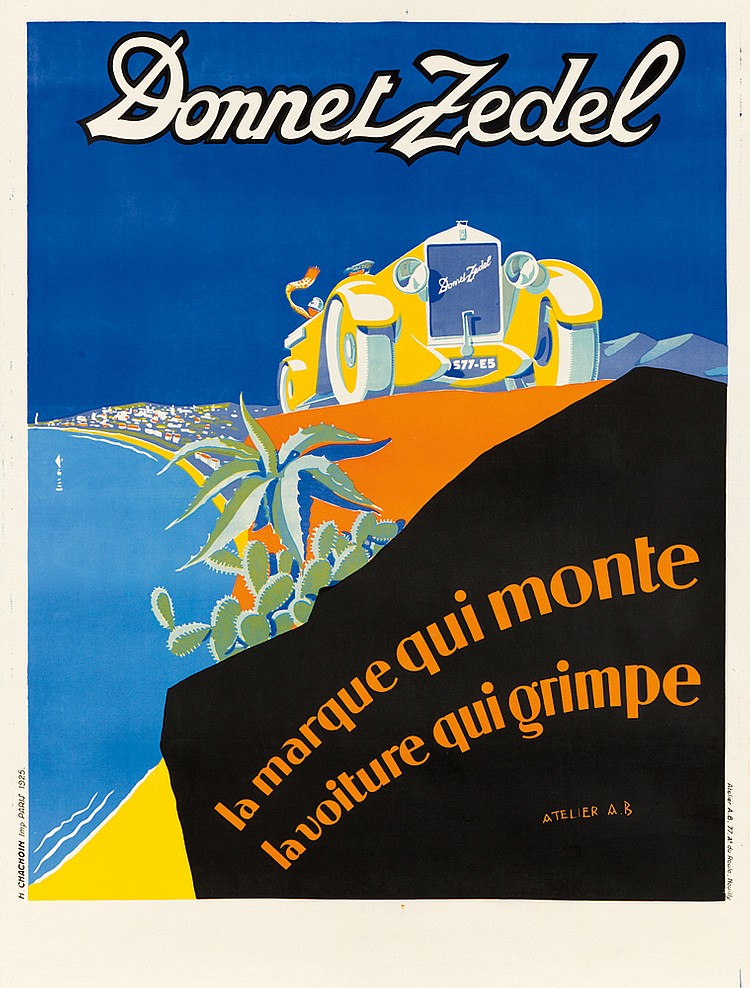 Donnet Zedel, la marque qui monte, la voiture qui grimpe, Atelier A.B.