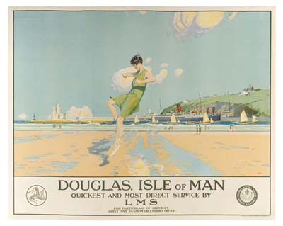 Douglas Isle Of Man, Quickest And Most Direct Service By, Lms