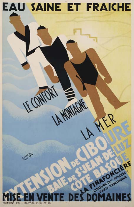 Eau Saine Et Fraiche, Le Confort, La Montagne, La Mer, Extension De Ciboure, Baie D St. Jean De Luz, Cote Basque, La Finafonciere Ciboure ( B Pyrenees), Paris II Rue Lesuer, Mise En Vente Des Domaines, Editions Paul Martial Jullet 28