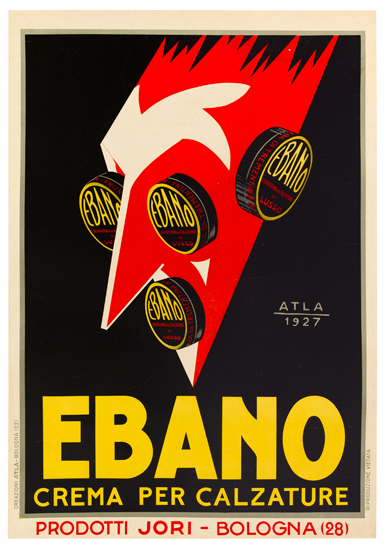 Ebano Crema Per Calzature Prodotti Jori – Bologna (28) Atla 1927