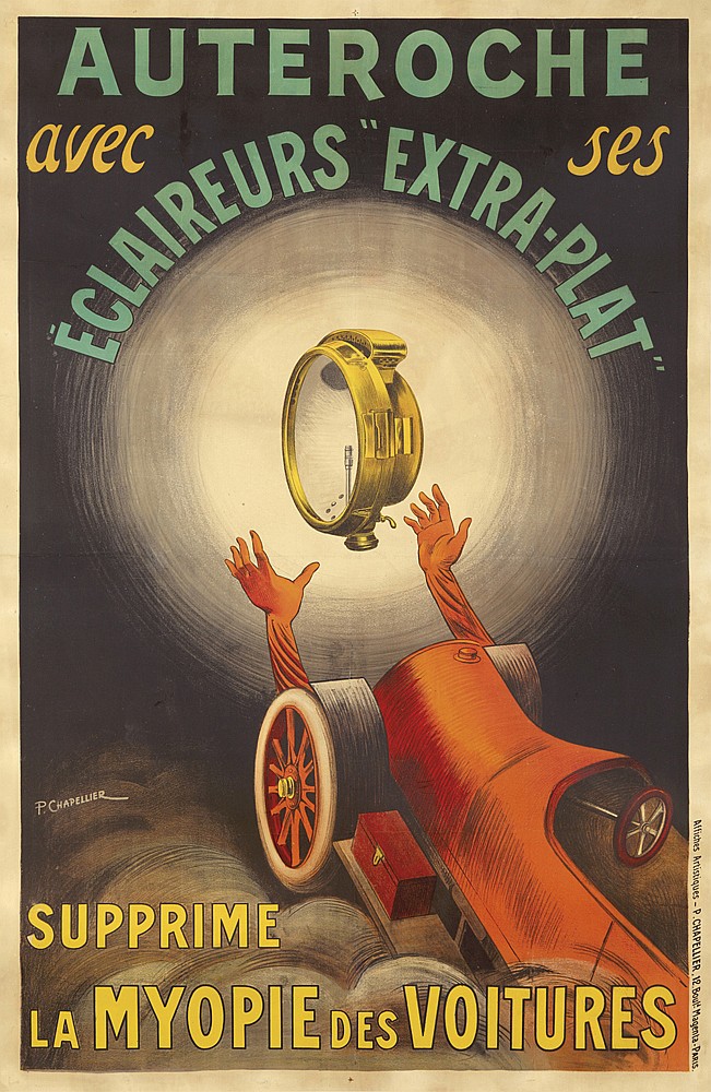 Auteroche, Avec Ses, Eclaireurs “Extra Plat”, Supprime, La Mypie Des Voitures