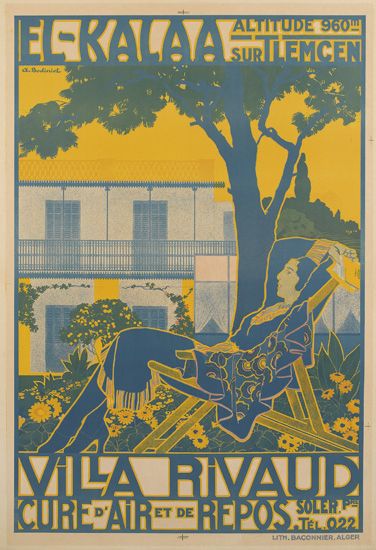 El – Kalaa Altitude 960m, Sur Tlemcen, Villa Rivaud, Cure D Air Et De Repos Soler Ptel. 022