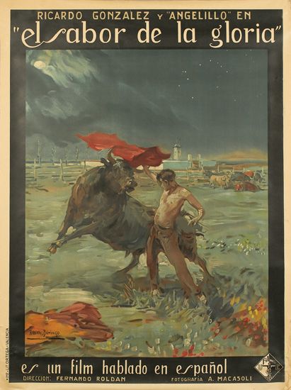 Ricardo Gonzalez Y Angelillo En, El Sabor De La Gloria, es lln Film Hablado en espanol, Direcclon Fermamdo Roldan Fotograria A. Macasoli