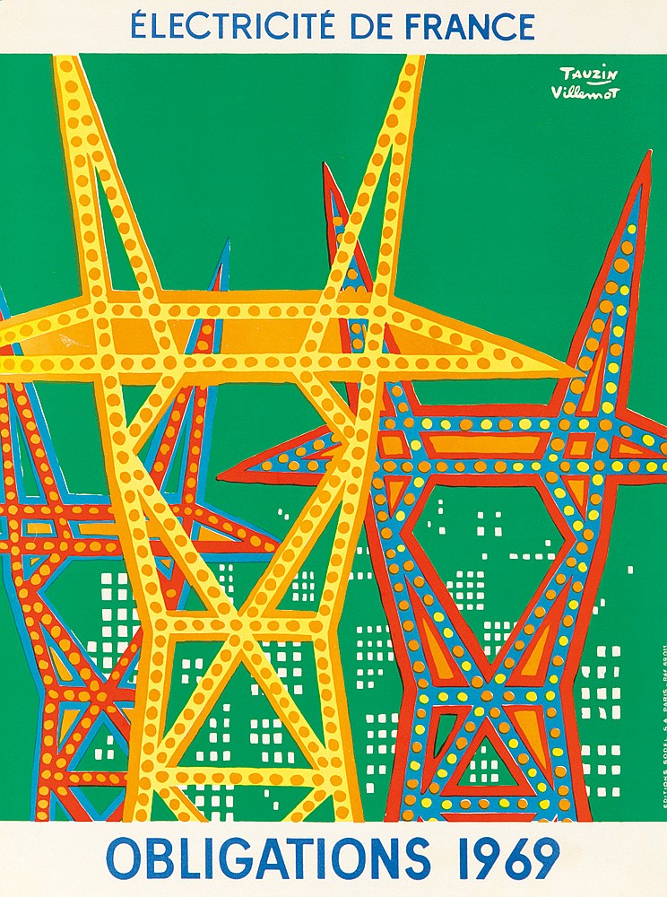 Electricite De France, tauzin, villemot,  Obligations 1969