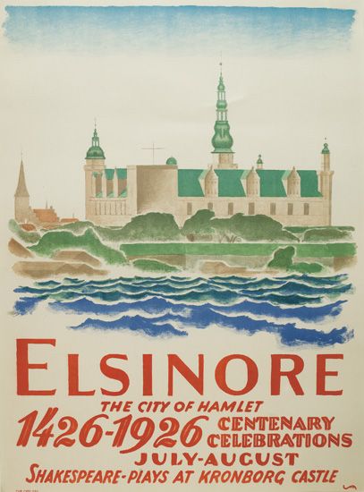 Elsinore, The City Of Hamlet, 1426-1926 Centenary Celebrations, Jvly-Avcvst, Shakespeare-Plays At Kronborg Castle
