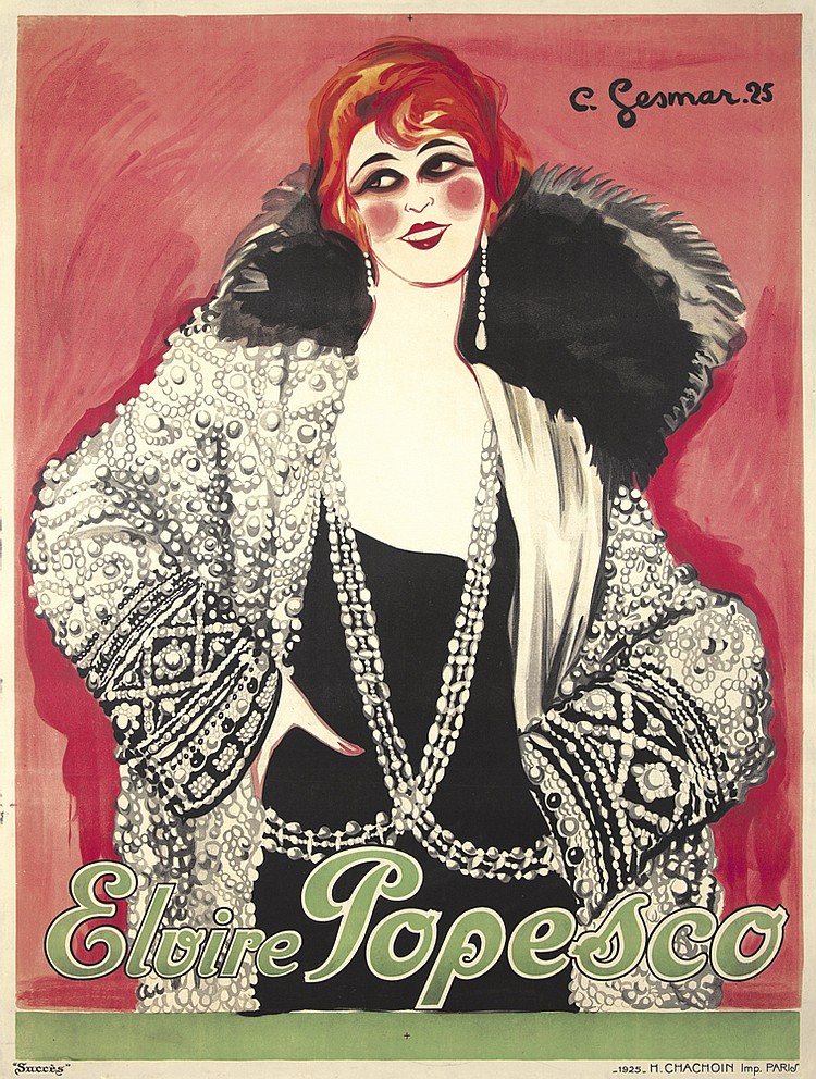 C.Gesmar.25, Eluire  Popesco, ” Succrs” _1925_ H. Chachoin Imp. Paris