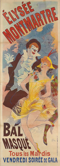 Elysee Montmartre Bal Masque, Tous les Mardis, Vendredi Soiree De Gala