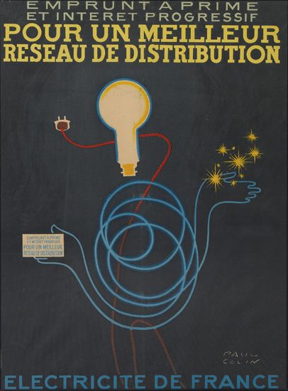 Emprunt A Prime, Et Interet Progressif, Pour Un Meilleur, Reseau De Distribution, Electricitre De France, Paul Colin