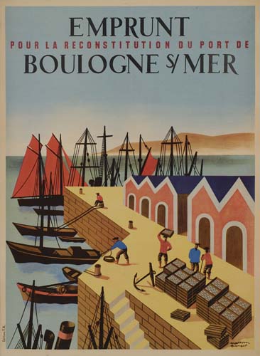 Emprunt, Pourla Reconstituion Du port De, Boulogne S/ Mer