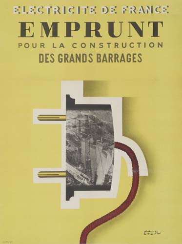 Electricite De France, Emprunt, Pourla Construction, Des Grands Barrahes