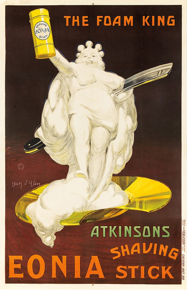 The Foam King, Jean D’Ylen, Atkinsons, Shaving, Eonia, Stick