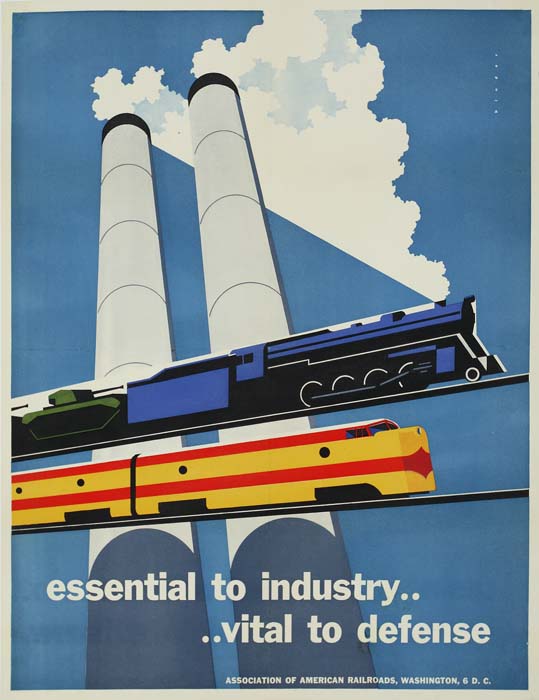 Essential To Industry Vital To Defense, association of american railroads, washington, g D.C.