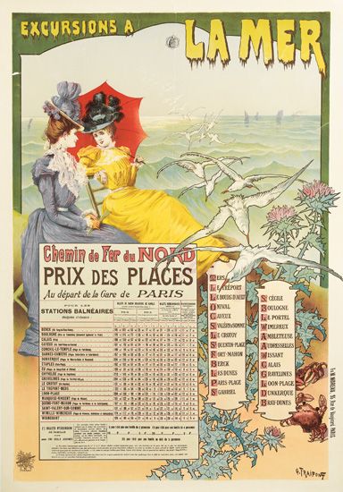 Excursions A Lamer Chemin De Fer Du Nord Prix Des Places Au Depart De La Gare De Paris Stations Baleaires