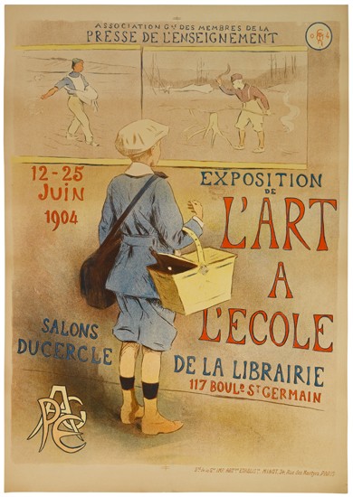 Association des membres de la, PresseDe L’Enseignement, Exposition De L’art A L’ecole, 12-25 Juin 1904, Salons Ducercle De La Librairie 117 Bouls st Germain.PeAc