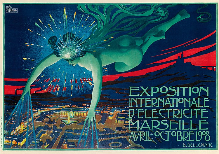 Exposition, Interntionale, Delectrdte, Mareille, Avril-Octbre1908, D.Delleplane