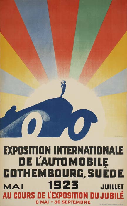 Exposition Internationale De L’ Automobile, Cothembourg, Suede mai 1923 juillet, Au Cours De L’Exposition du Jubile, 8 mai 30 septembre