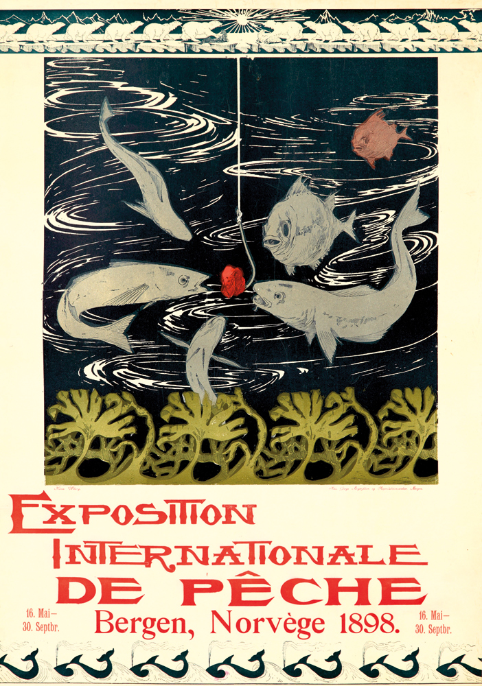 Exposition, Internationale, De Peche, BERGEN, NORVEGE 1898., 16. Mai-, 30. septbr.