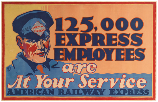 125,000 Express Employees Are At Your Service American Railway Express