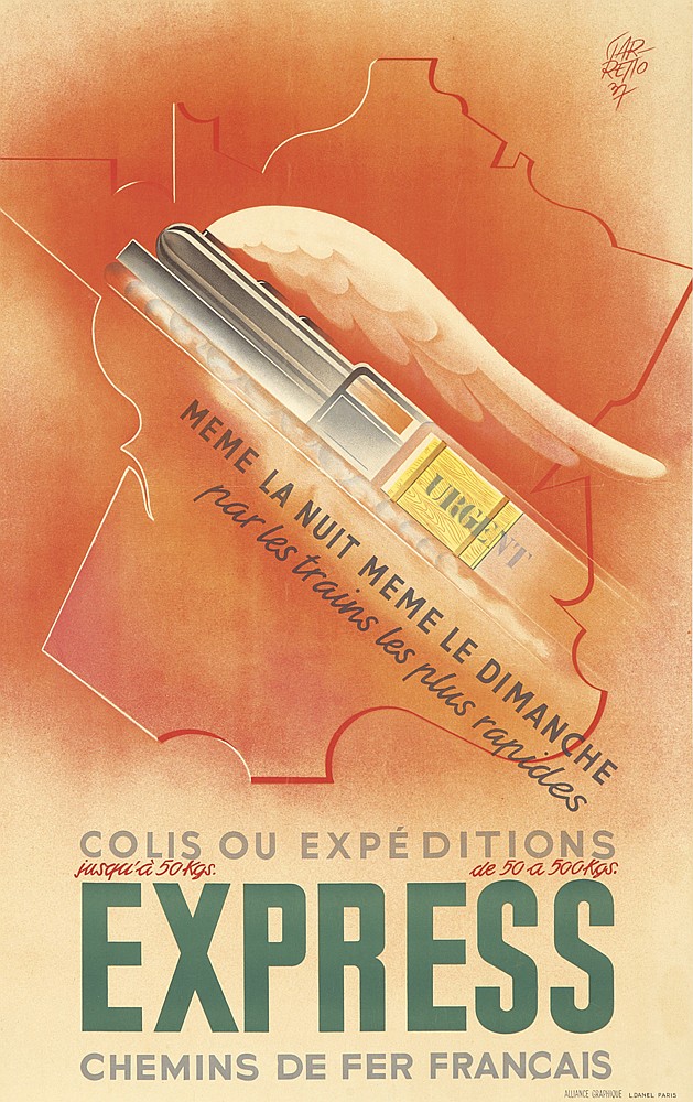 Urgent, Meme La Nuit Meme Le Dimanche, Par Les Trains Les Plus Rapides, Colis Ou Expe Ditions, Hisqu A 50 Kgs. De 50 A 500 Kgs., Express, Chemins De Fer Francais