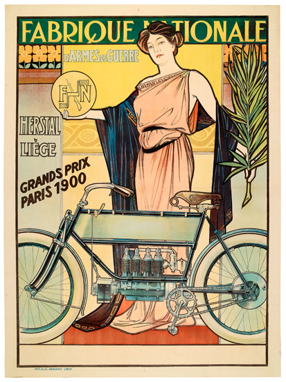 Fabrique Nationale, D’ Armes De Guerre, F N Herstal Liege, Grands Prix Paris 1900