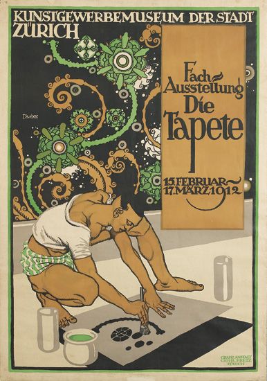 Kunstgewerbemuseum Der Stadt Zurich, Fach Ausstellung Die Tapete, 15 Februar, 17 Marz 1012