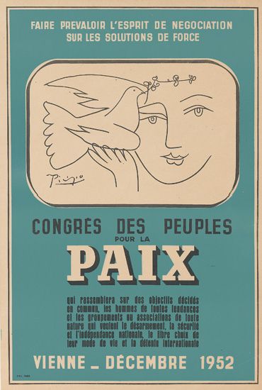 Faire Prevaloir L’Esprit De Negociation, Sur Les Solutions De Force, Congress Des Peuples, Pour La Paix, Qul Rassembiera Sur Des Obkecllls Decides, En Commen. Les Bommes De Loutes Leadances, El Les Gronpements Du Associallors De laste, Malwre Qui Vevient Le Disargigment Is Stcurile, El I’Independance Nationale, Ie Libre Choix De Leur Mode De Via At La Delcnte International Vinne_Decebbre 1952