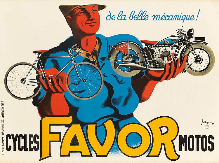 De La Belle Mecanique!, Cycles Favor Motos, Bellenger, ET BTS_De La Vasselais, Paris.