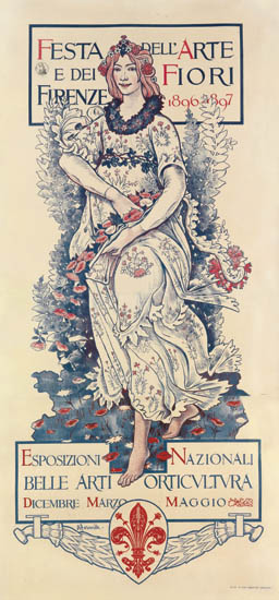 Festa Dell’arte E Dei Fiori, Firenze, 1806 1897, Esposizioni Nazionali, Belle Arti Orticvltvra, Dicembre Marzo Maggio,