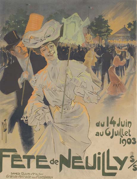 Du 14 Juin Au 6 Juillet 1903, Fete De Neuilly, samedi 13 Juin a Du Suir Grande Retraile Aux Flambeaux