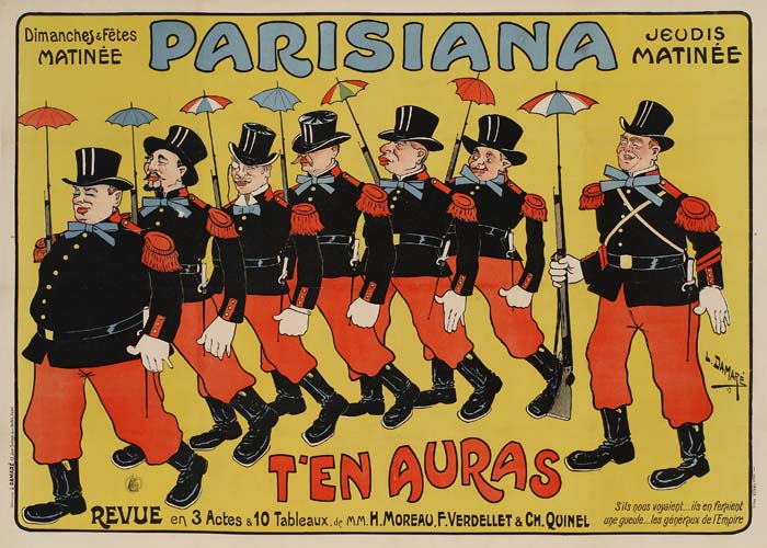 Dimanches & Fetes Matinee, Parisiana, Jeudis Matinee, t’en Auras, Revue En 3 Actes & 10 Tableaux de MM. H.Moreau F.Verdellet & Ch.Qvinel