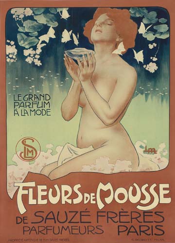Le Grand, Parfum, A La Mode, Fleures De Mousse, De Sauze Freres, Parfumeurs Paris