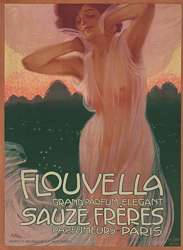 Flouvella, Grand Parfum Elegant, Sauze Freres, Parfumeurs Paris