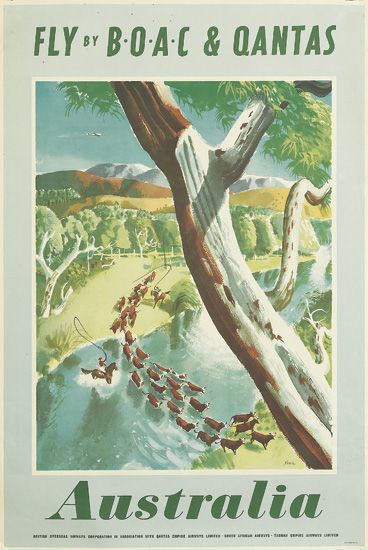 Fly B.O.A.C & Qantas Australia