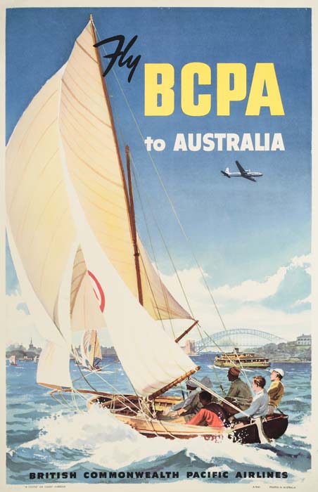 Fly Bcpa To Australia, British Commonwealth Pacific Airlines