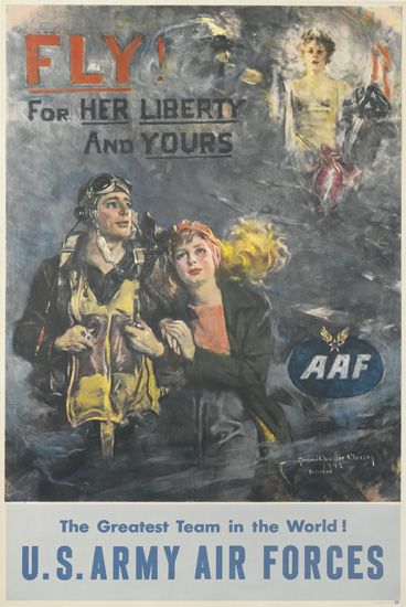 Fly! For Her Liberty And Yours, Aaf, The Greatest Team In The World!, U.S.Army Air Forces