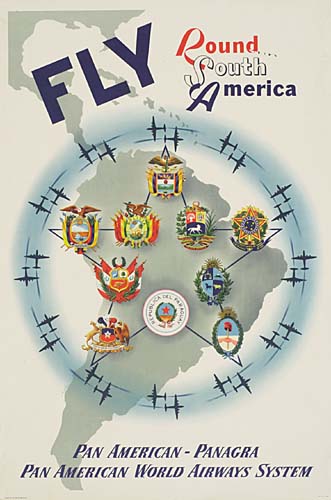 Fly, Round, South, America, Pan American-Panagra, Pan American World Airways System