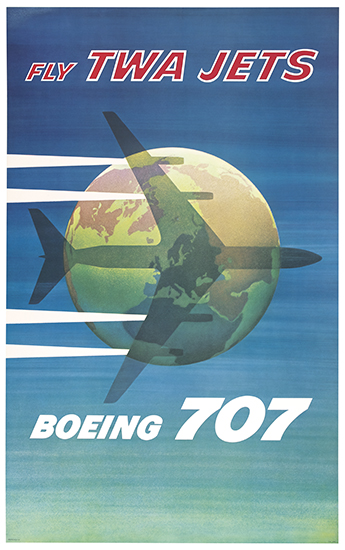 Fly Twa Jets Boeing 707