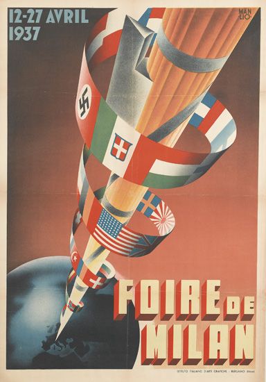 12-27 Avril 1937 Man Elo, Foire De Milan