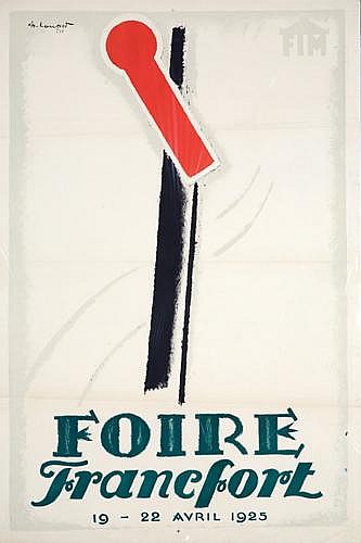 Foire, Francforl, 19 22 Avril 1925