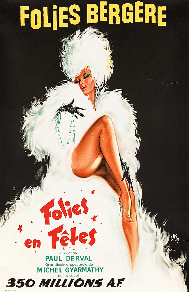 Folies Bergere, Folies en Fetes, Production, Paul Derval, Grandissime Spectacle de, Michel Gyarmathy, 350 Millions A.F.
