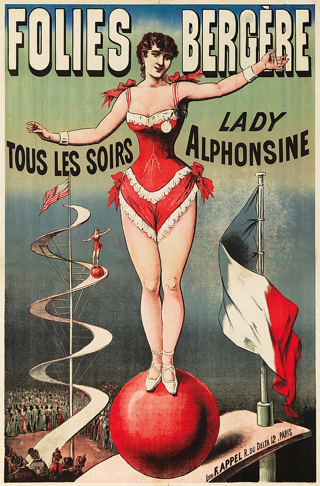 Folies Bergere, Tous Lady, Alphonsine, Las F.Appel Du Delza 12 Parts